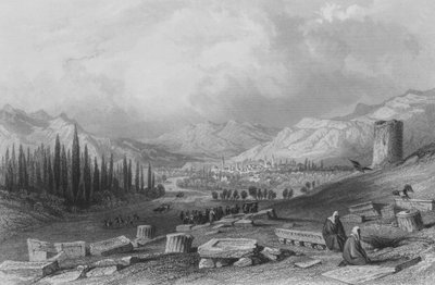 La Ciudad de Tiatira, Asia Menor de Thomas Allom